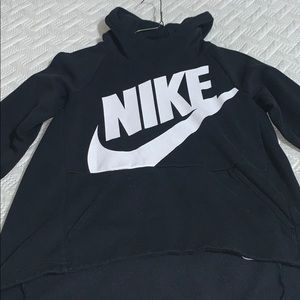 Kids cropped Nike hoodie